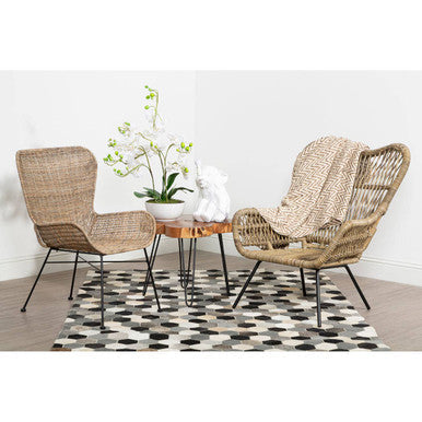 Manado Grey Kubu Natural Rattan Chair