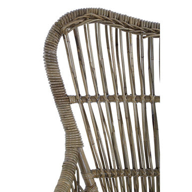 Manado Grey Kubu Natural Rattan Chair