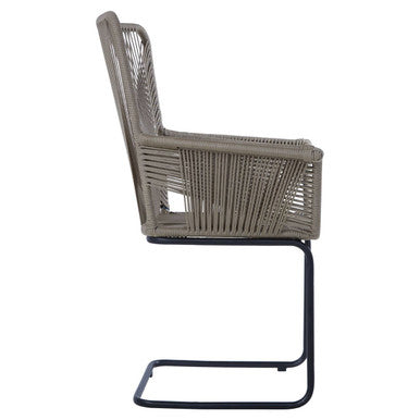 Manado Grey Rattan Effect Woven Chair