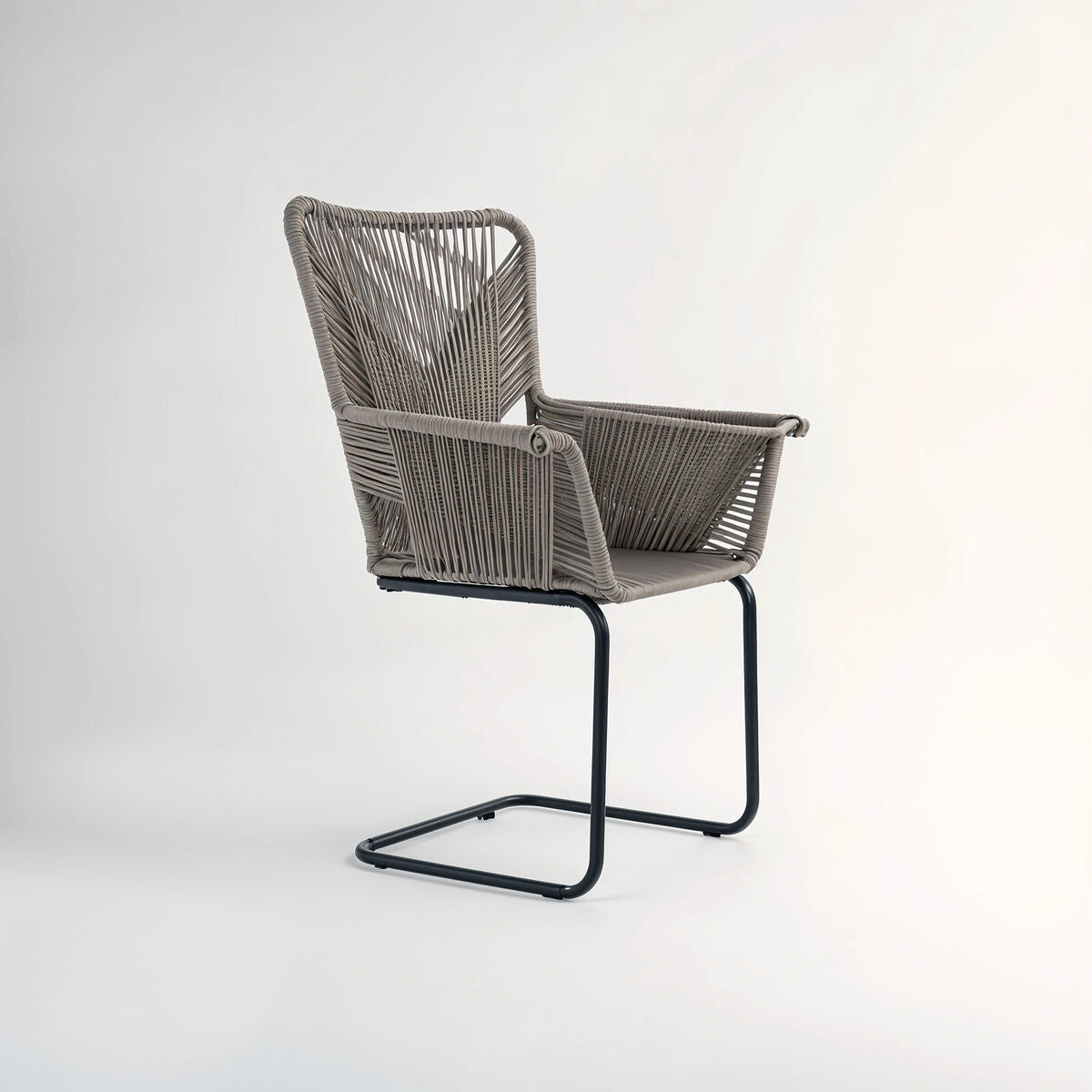 Manado Grey Rattan Effect Woven Chair