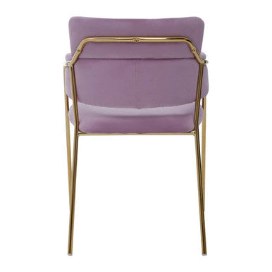 Pink Velvet Dining Chair | Tamzin