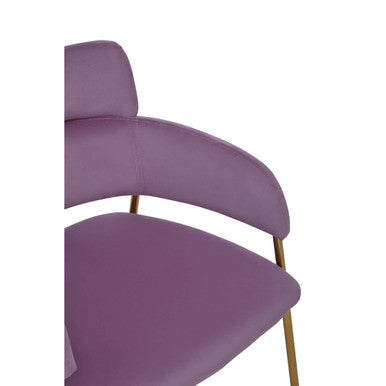 Pink Velvet Dining Chair | Tamzin