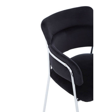 Black Velvet Dining Chair | Tamzin