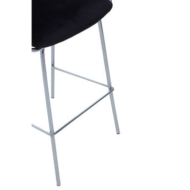Black Velvet Bar Chair | Tamzin