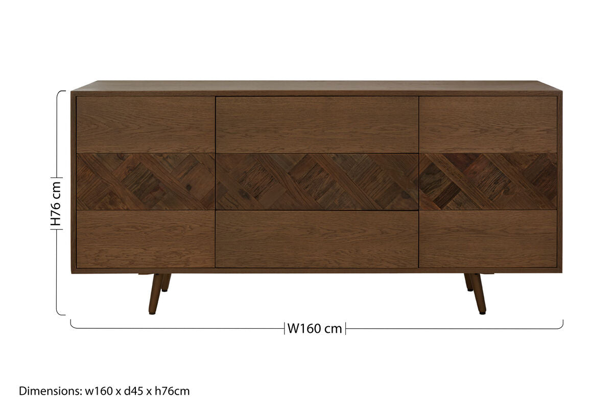 Salvar Natural Oak and Elm Wood Sideboard