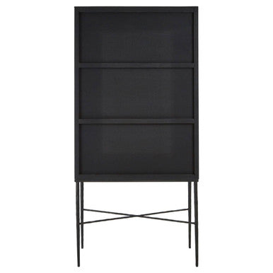 Milan Grey Recycled Elm Wood 2 Door Wine Cabinet