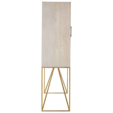 Sadras Whitewash Mango Wood Cabinet