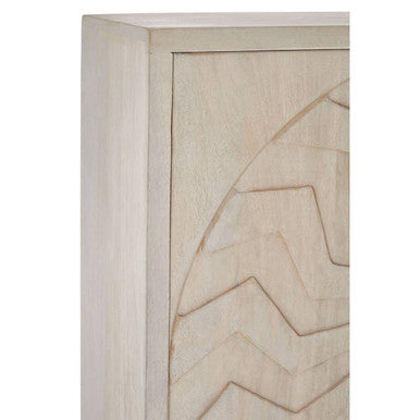 Sadras Whitewash Mango Wood Cabinet