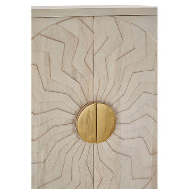 Sadras Whitewash Mango Wood Cabinet