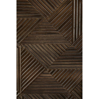 Saira Grey Carved Mango Wood 2 Door Cabinet