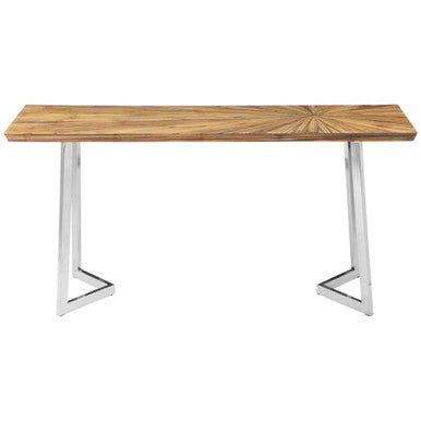 Gabar Natural Bamboo Console Table