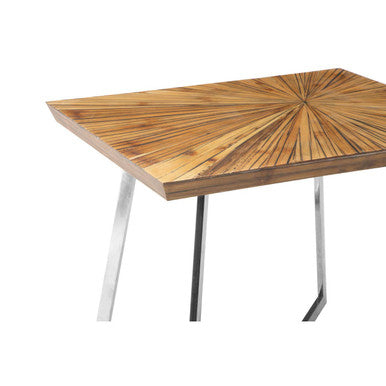 Gabar Natural Bamboo Side Table