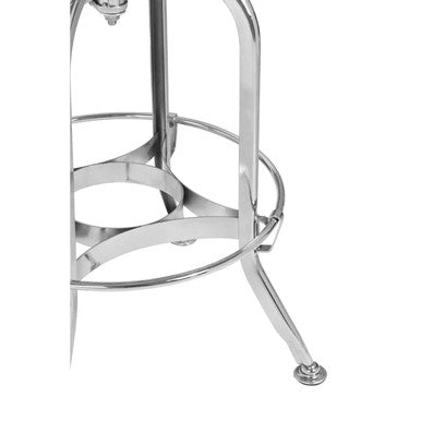 Gator Chrome Finish Adjustable Bar Stool
