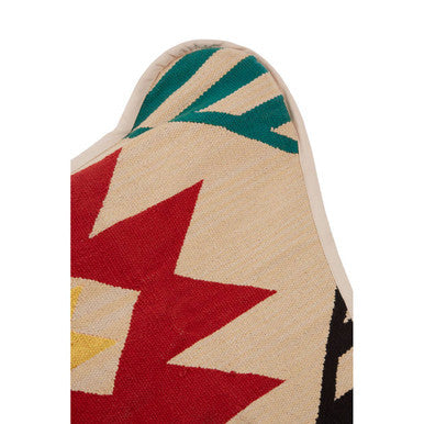 Cefena Multi Coloured Geometric Pattern Butterfly Chair