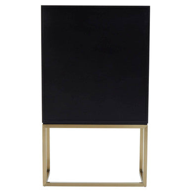 Dumas Black and White 2 Door Cabinet