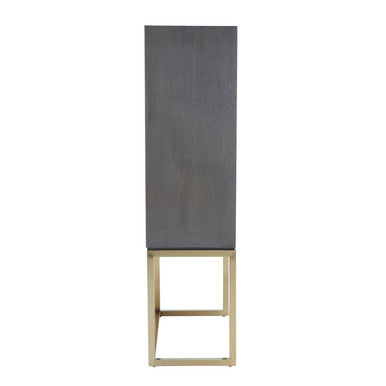 Deskey Grey Shagreen Effect Cabinet