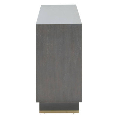 Deskey Grey Shagreen Effect 2 Door and 3 Drawer Sideboard