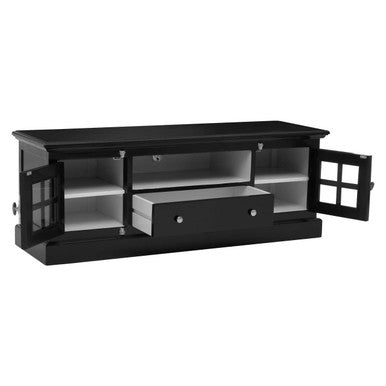Covent Black Wooden Media Unit