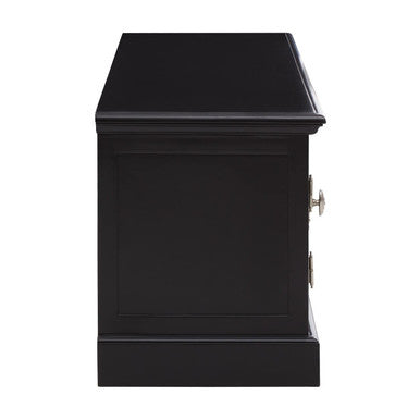 Covent Black Wooden Media Unit