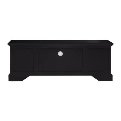 Covent Black Wooden Media Unit