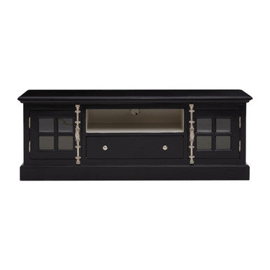 Covent Black Wooden Media Unit