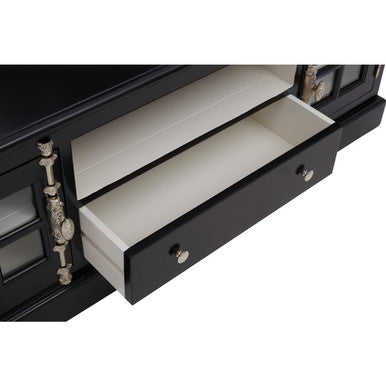 Covent Black Wooden Media Unit