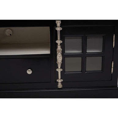 Covent Black Wooden Media Unit