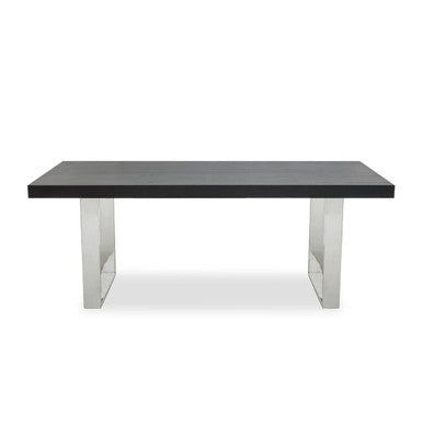 Black Elm Wood Dining Table