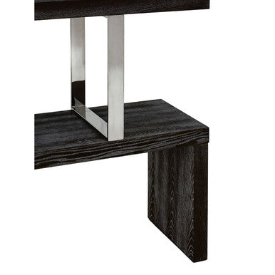 Ulmus Black Elm Wood 4 Tier Shelf Unit
