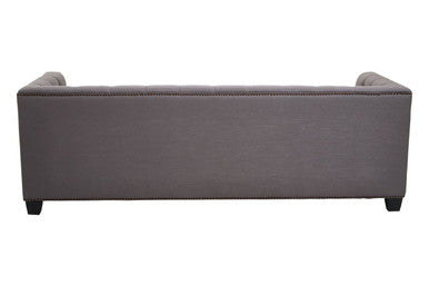 3 Seater Grey Fabric Sofa | Surina