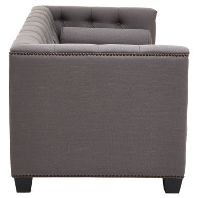 2 Seater Grey Fabric Sofa | Surina