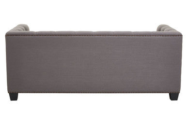 2 Seater Grey Fabric Sofa | Surina