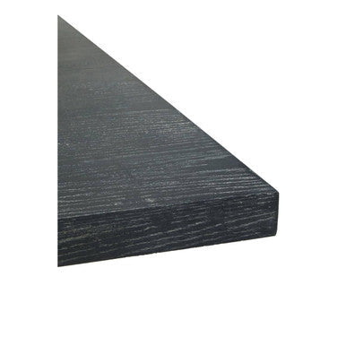Lena Oak Veneer Coffee Table with Brushed Gold Base