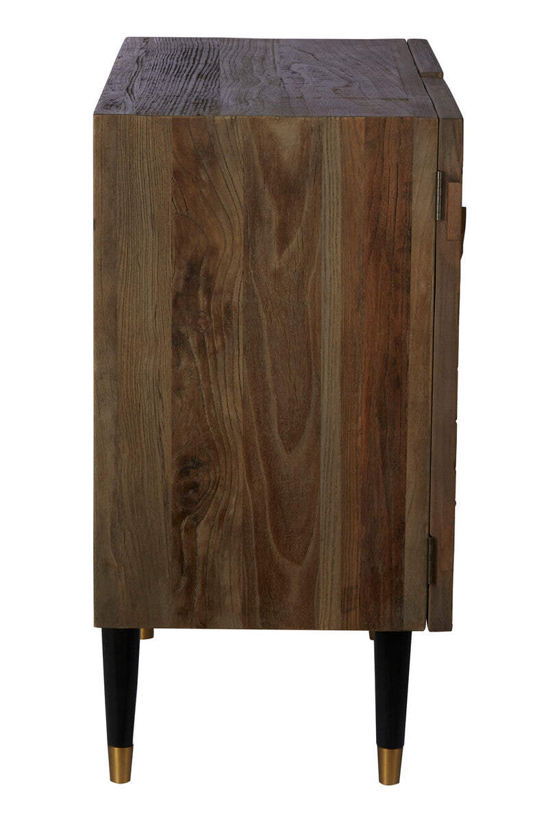 Malay Recycled Elm Wood 2 Door Sideboard
