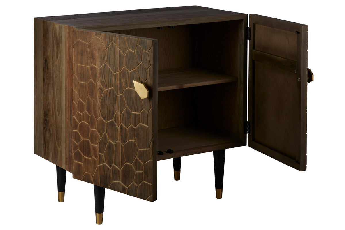 Malay Recycled Elm Wood 2 Door Sideboard