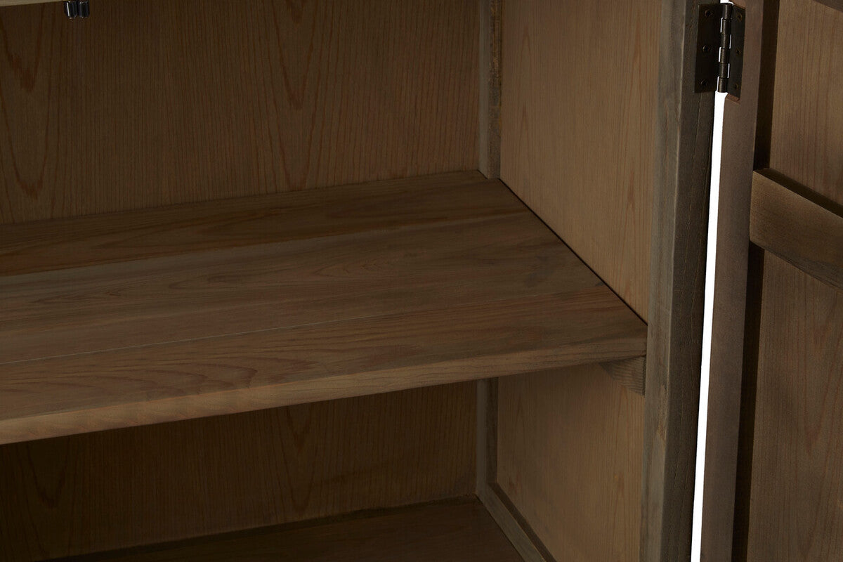 Malay Recycled Elm Wood 2 Door Sideboard