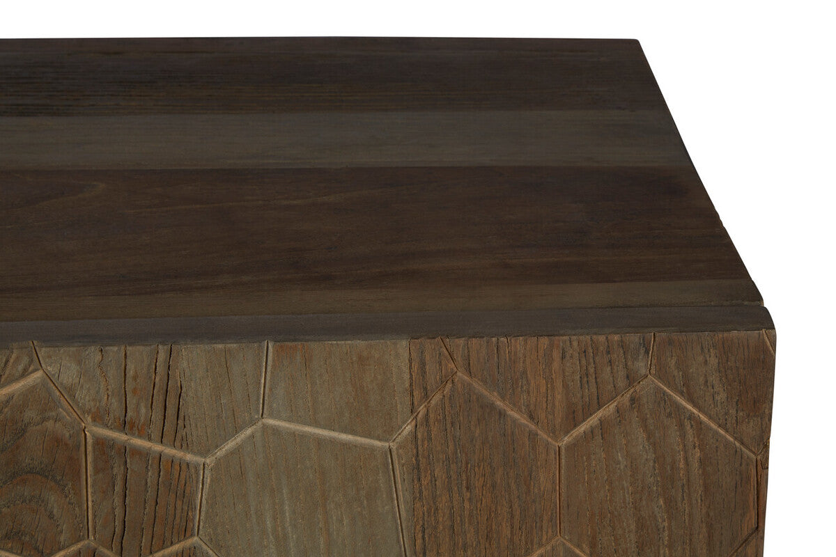 Malay Recycled Elm Wood 2 Door Sideboard