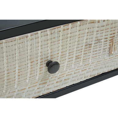 Luxor Grey Recycled Pine Wood Coffee Table with Drawers