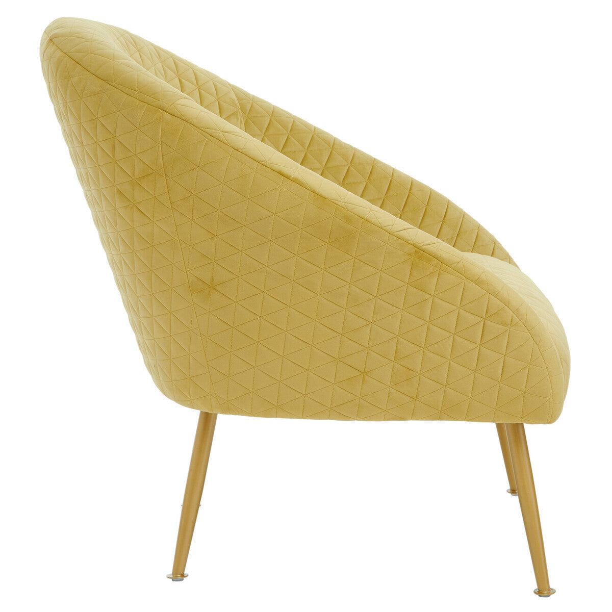 Tania Gold Velvet Statement Chair