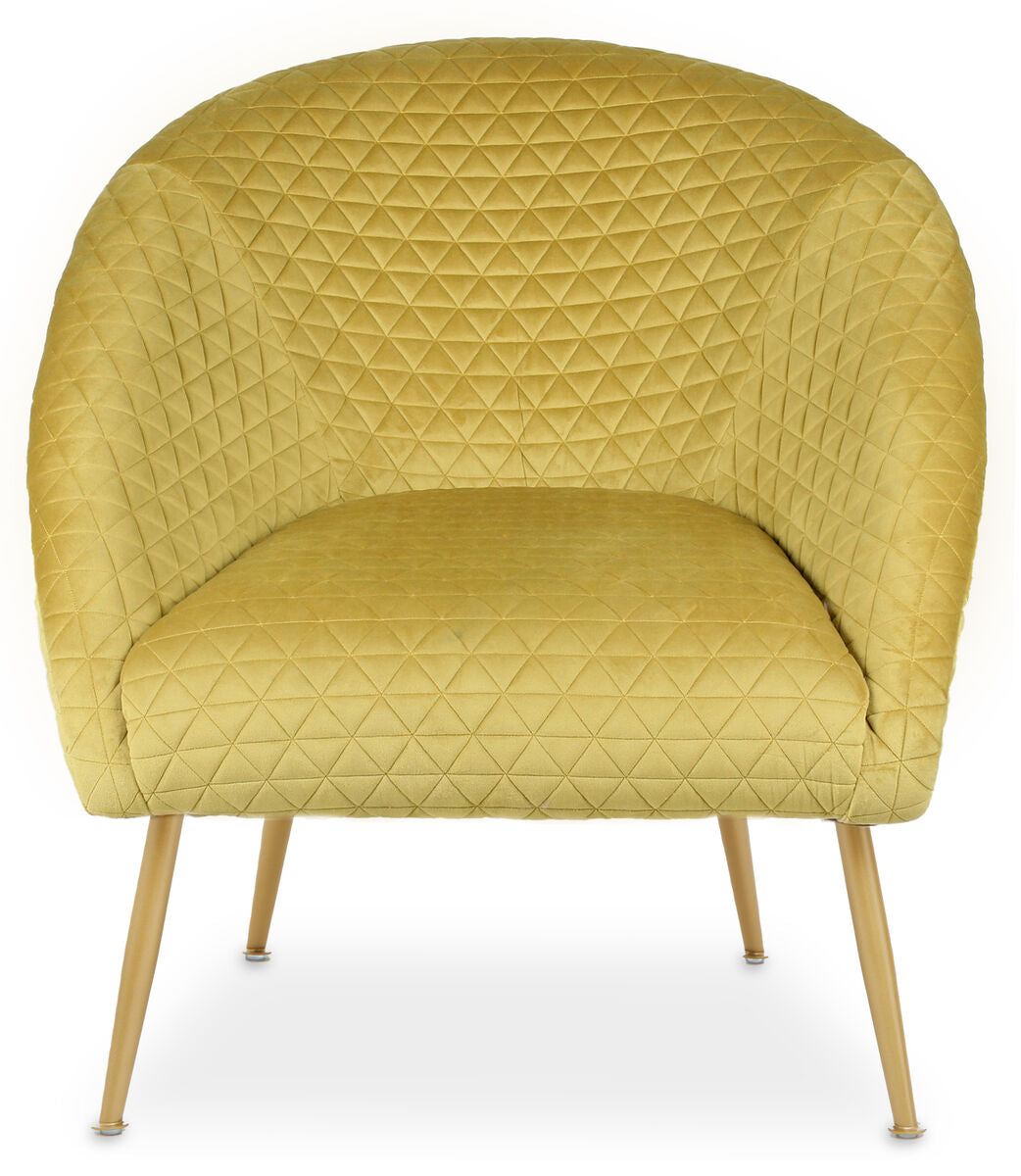 Tania Gold Velvet Statement Chair