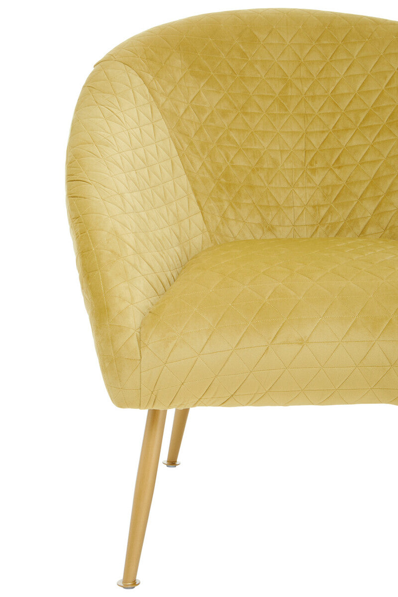 Tania Gold Velvet Statement Chair