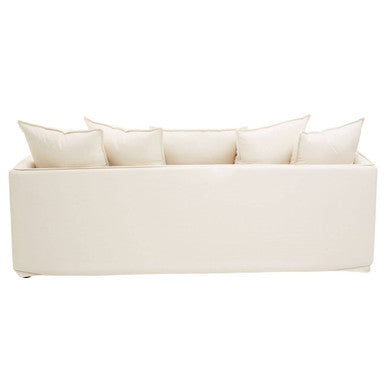 Antibes Cream Fabric 3 Seater Sofa