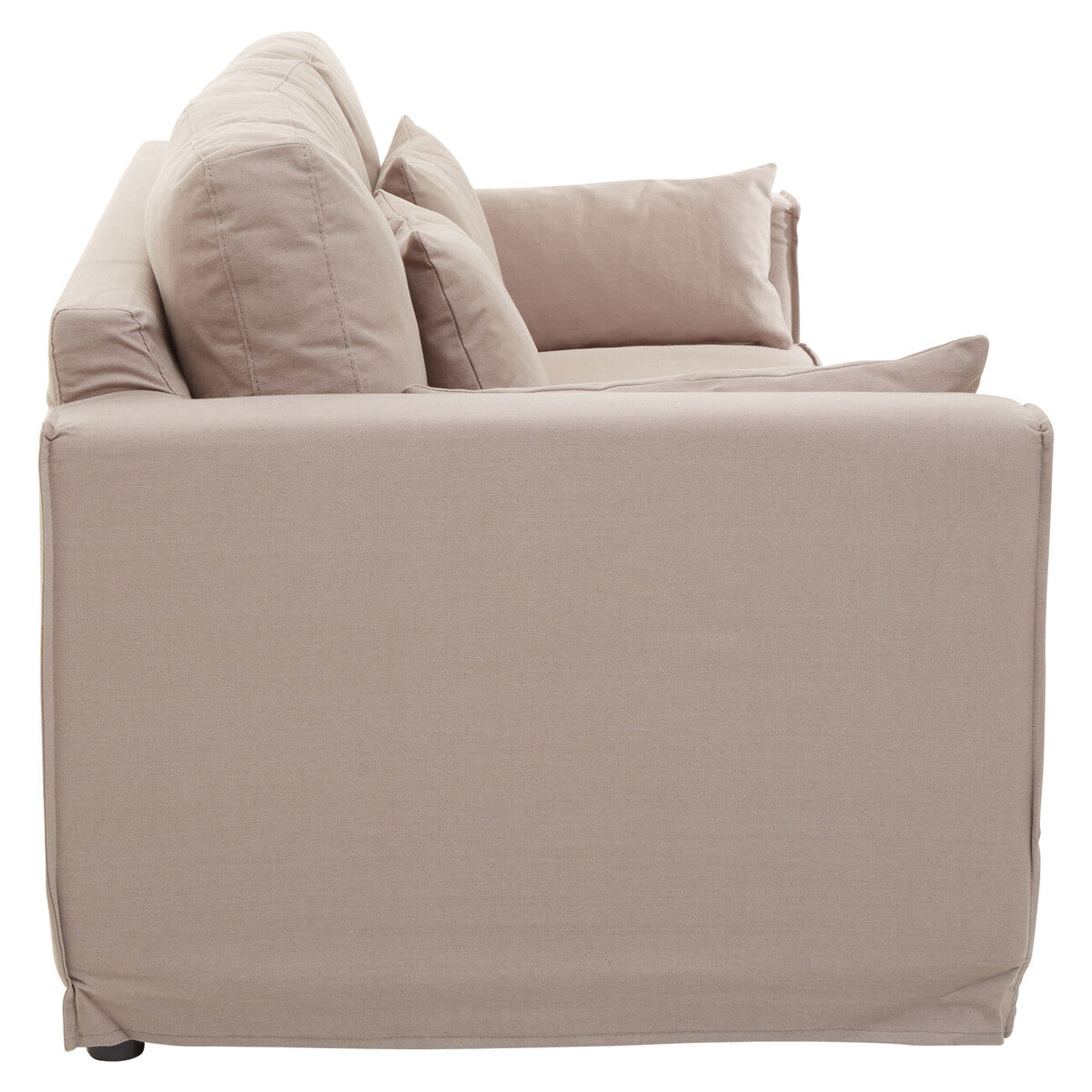 Menton Grey Linen 3 Seater Sofa
