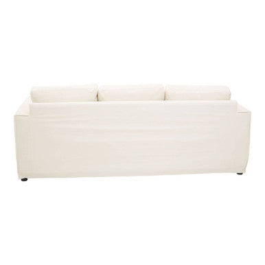 Menton Cream Linen 3 Seater Sofa