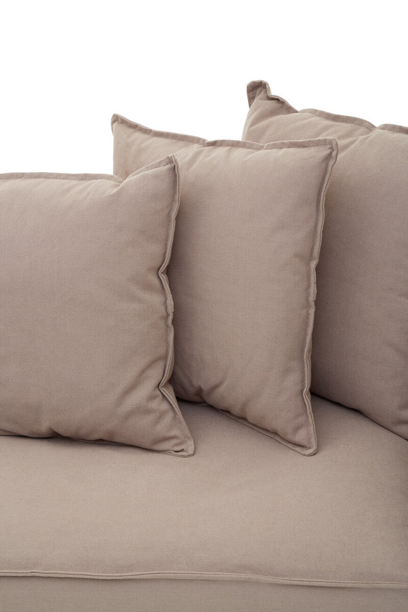 Marseille Grey Linen 3 Seater Sofa