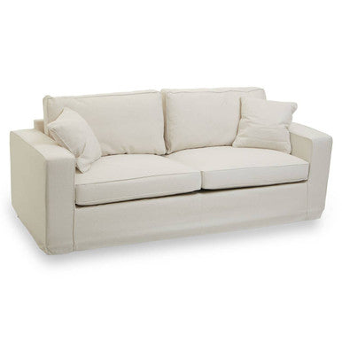 Valensole Cream Fabric 3 Seater Sofa