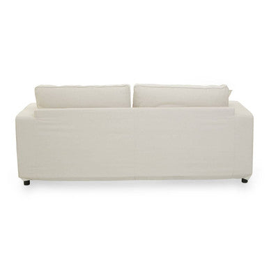 Valensole Cream Fabric 3 Seater Sofa