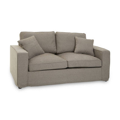 Valensole Grey Fabric 2 Seater Sofa