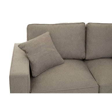 Valensole Grey Fabric 2 Seater Sofa