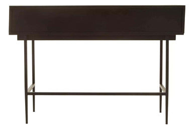 Jakara Black Finish Wooden 2 Drawer Console Table